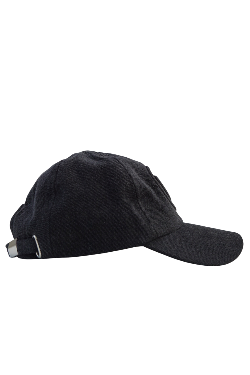 BLACK DENIM CAP
